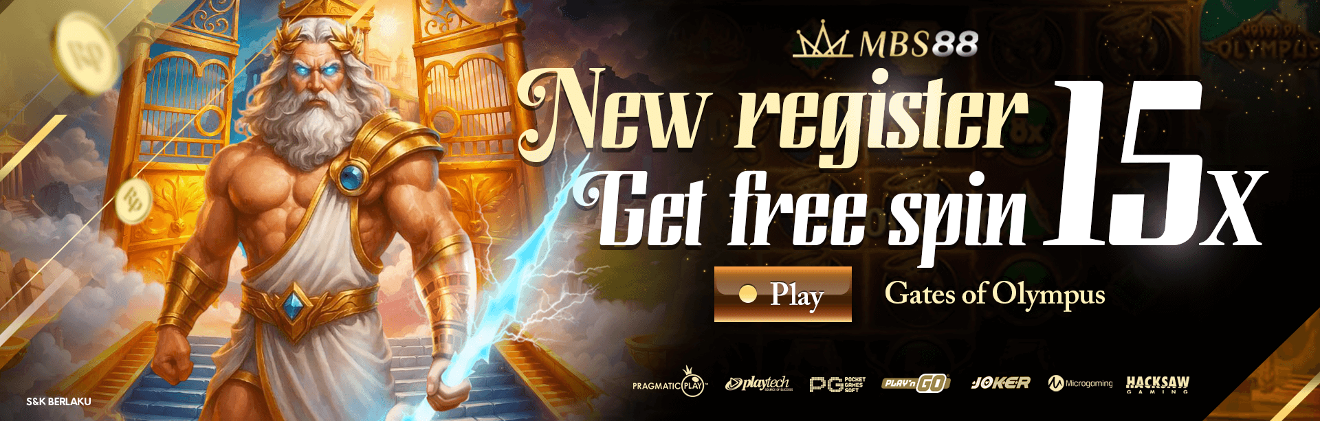 Free Spin 15x Member Baru MBS88